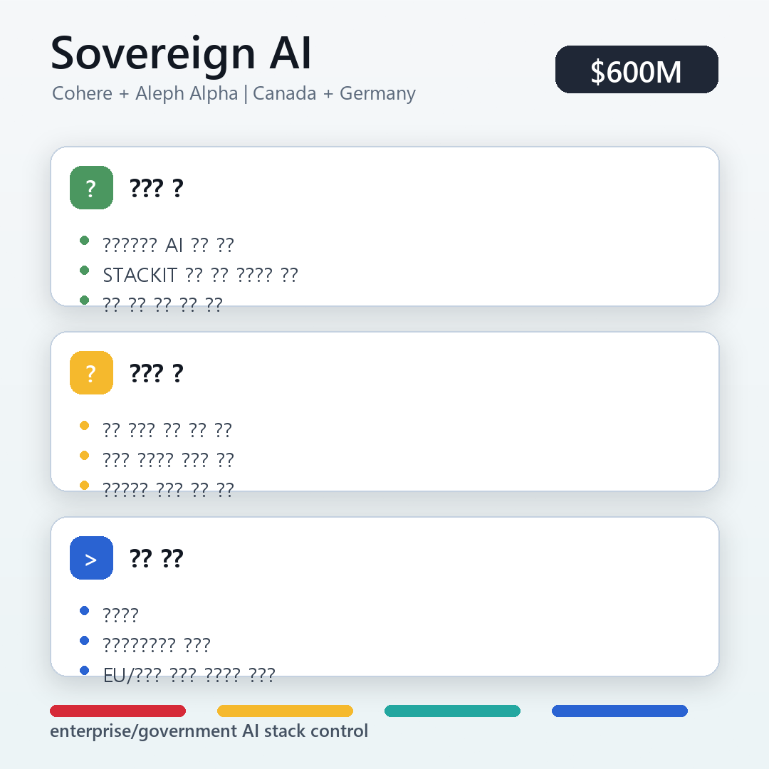 Cohere Aleph Alpha sovereign AI summary