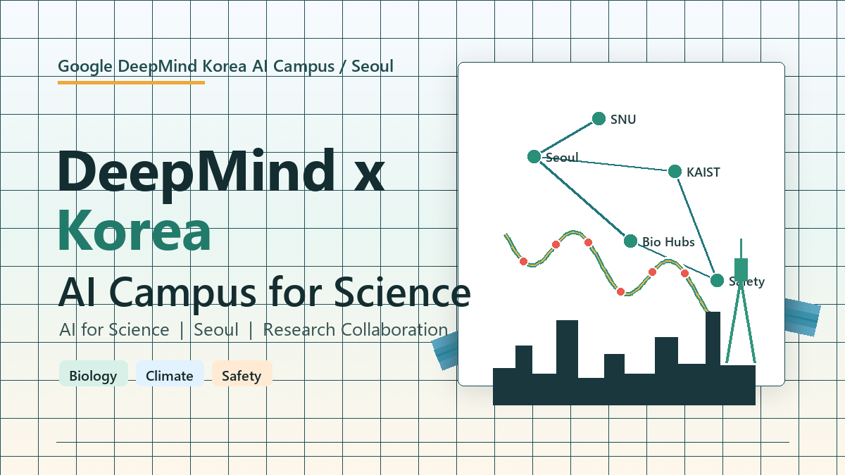 Google DeepMind 한국 AI Campus 발표: AI for Science 협력의 의미 cover image