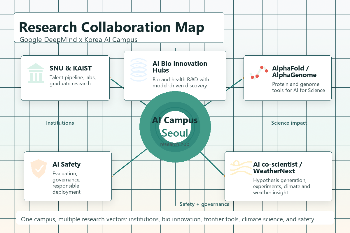 Google DeepMind 한국 AI Campus 협력 구조