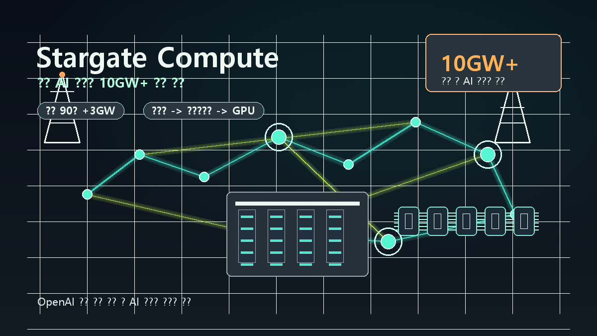 OpenAI Stargate 10GW 돌파, AI 인프라 경쟁의 판이 커졌다 cover image