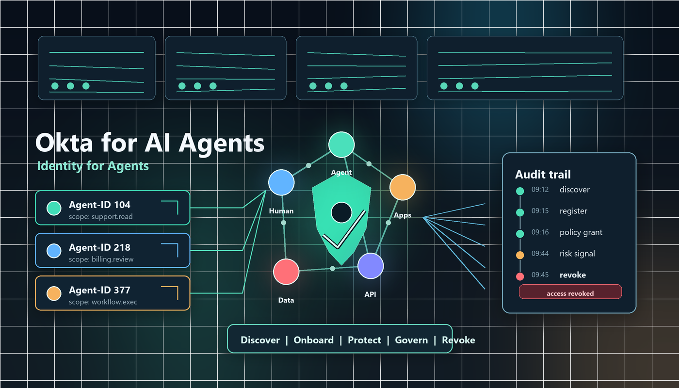 Okta for AI Agents GA: 핵심은 AI 에이전트 신원 관리 cover image